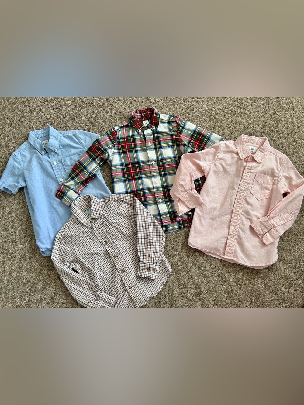 GAP kids & Class Club ~ Boys XS 4-5 button down shirts!